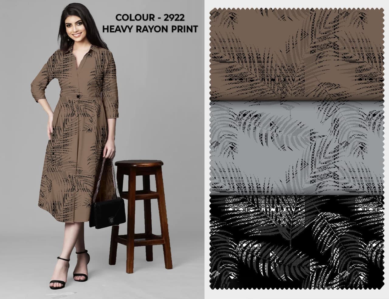Colors Heavy Rayon Print by MP Collection