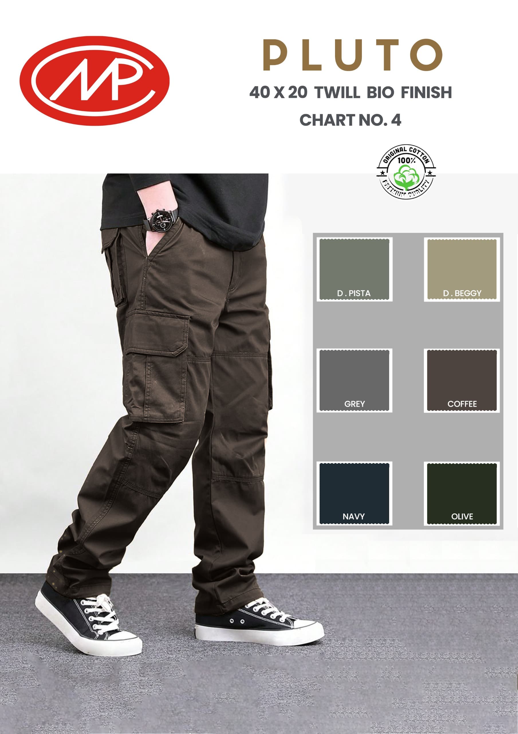 Twill Biowash by MP Collection