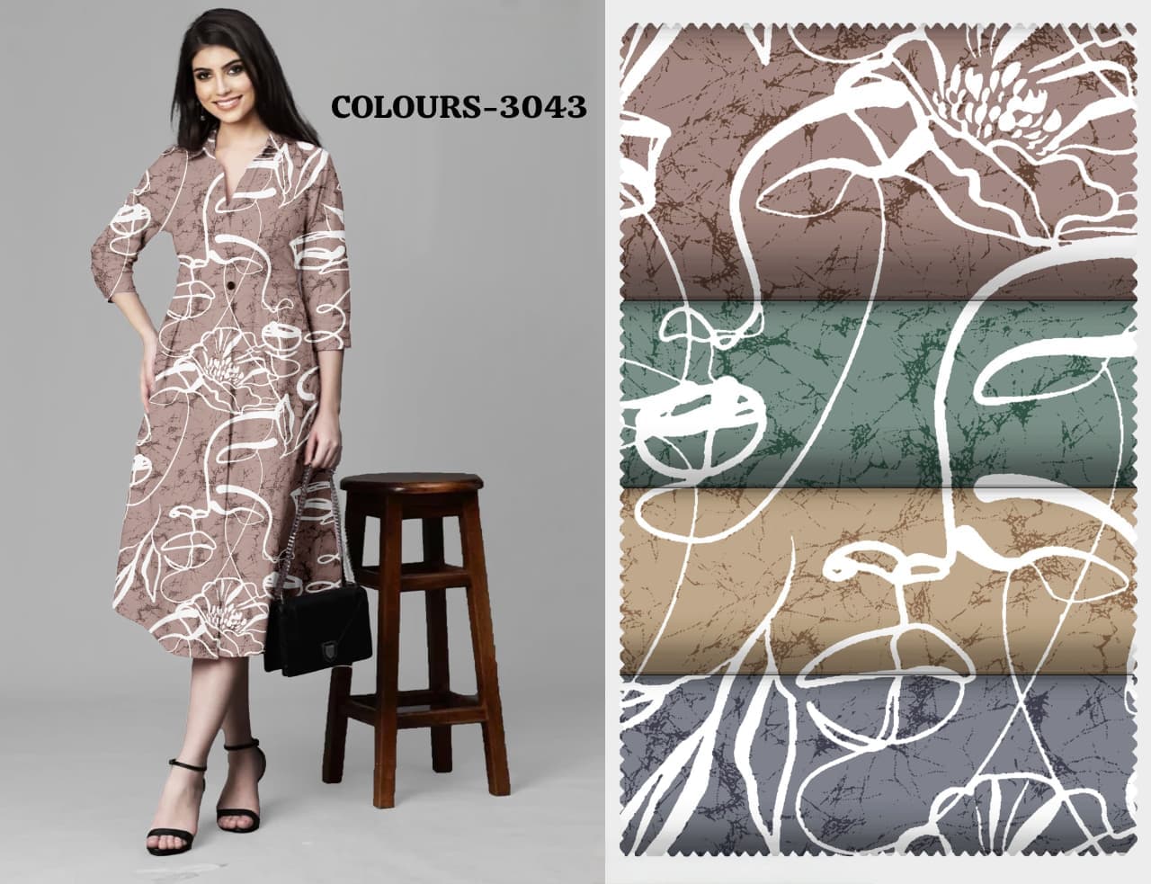 Colors Heavy Rayon Prints by MP Collection